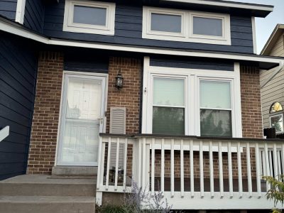 brick and siding
