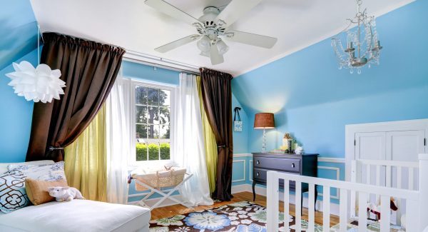 photo of nursery painting