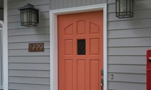 Door and siding painting
