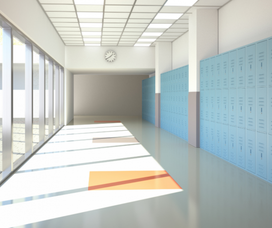 school hallway