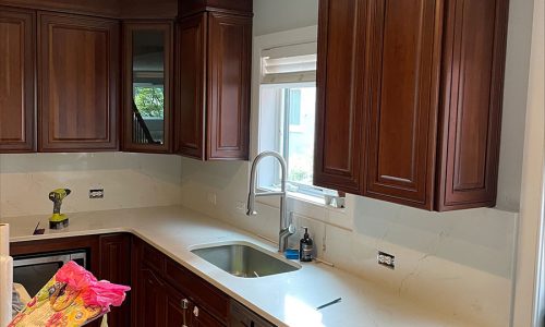 Kitchen Cabinets (Before)