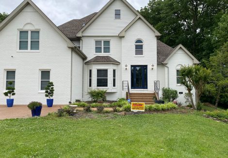 Exterior Brick Painting Project Recap