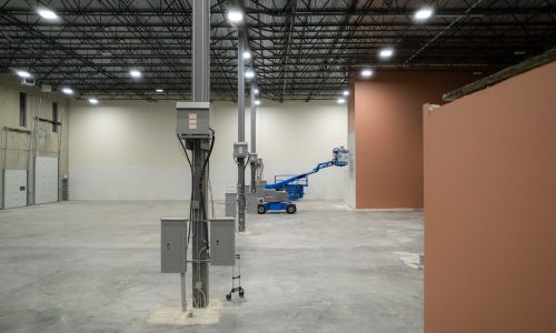 Gymnastics Facility Painting (During)
