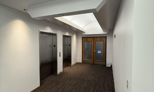 Bright Elevator Lobby