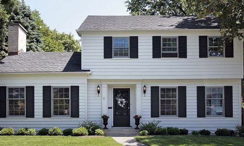 Exterior painting - Duxbury Colonial