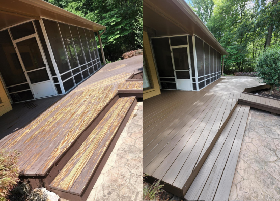Deck Staining Project