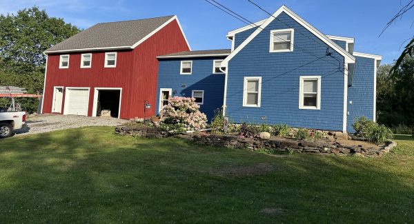 exterior of home after painting