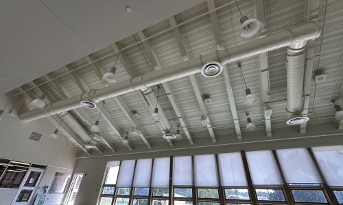 Repainted Ceiling