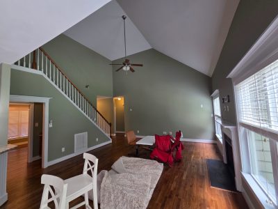 home interior room after repaint