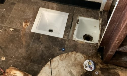 Floor Drains During Substrate Prep