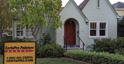 Light Green Cottage Style Home