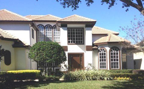Classic White Stucco Makeover