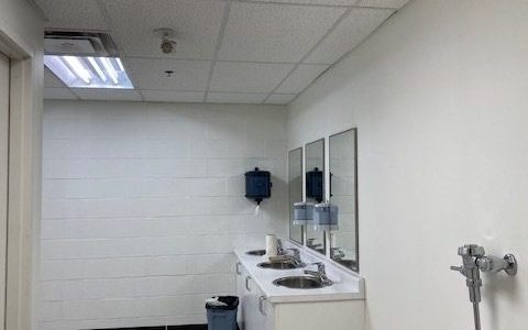 Bathroom Sink After Repainting