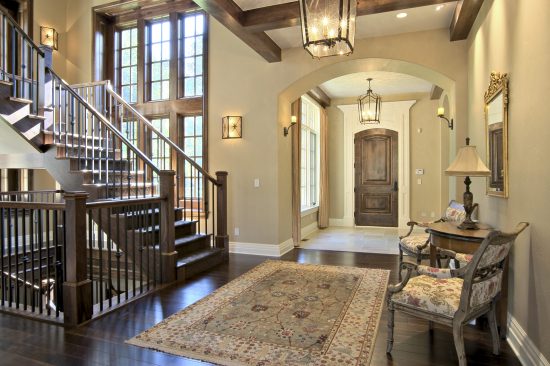 interior stair in luxury home