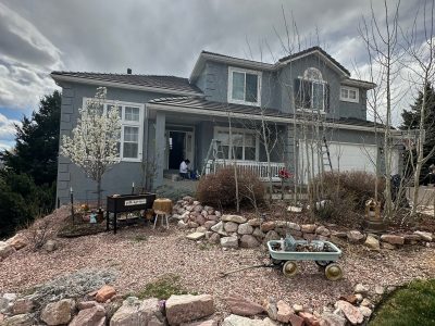 stucco home