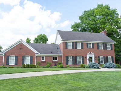 2 story trim painting project in indianapolis