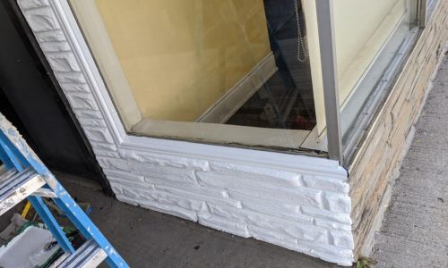 Wall Repainting During Work