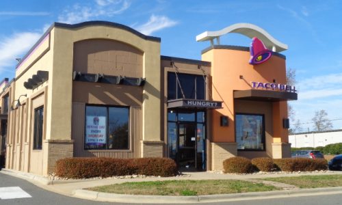 The signage was removed