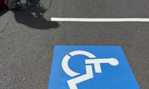 Bold Parking Space Markings