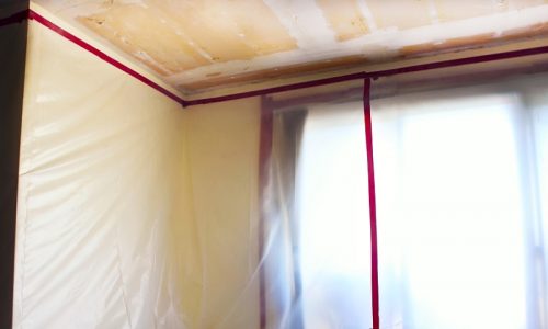 Popcorn Ceiling Removal Prep