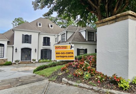 Repainted Stucco Exterior