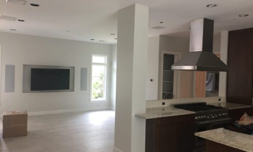Kitchen & Living Room