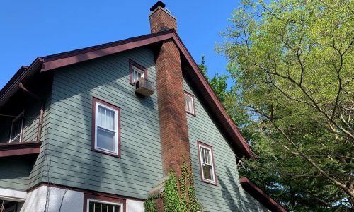 100 year old house restored and repainted