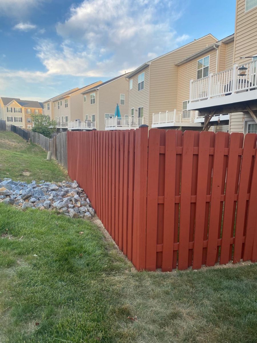 fence staining
