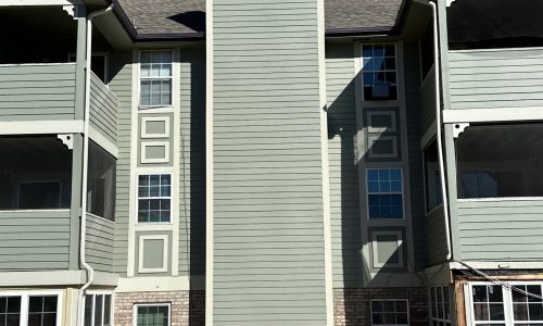 After - Multi-Unit Residential Building Exterior Painting & Staining Project