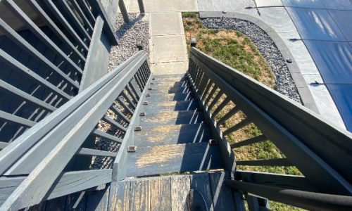 Backyard Deck Reconstruction & Composite Upgrade (Before)