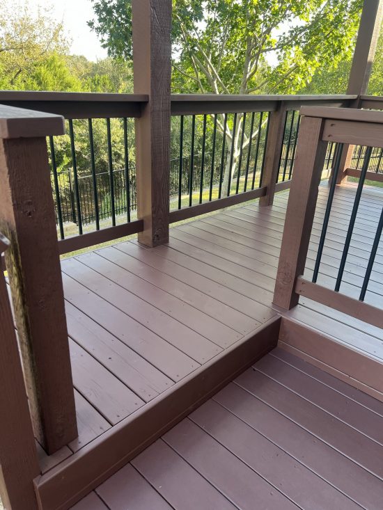 Deck After Painting/Staining Project
