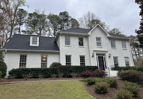Brick Home Painted White Album