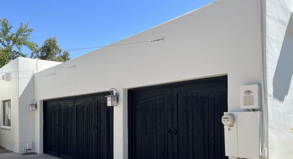 white garage