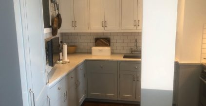 Kitchen Cabinets Spray Application