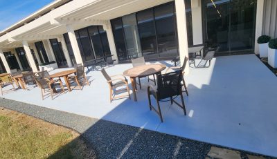 After Commercial Patio Power Washing & Painting