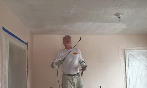 Popcorn Ceiling Removal Prep