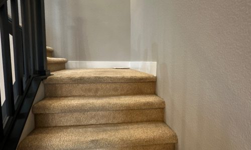 Crisp Lines Along Banister & Trim