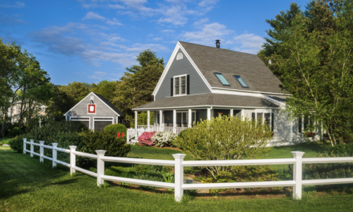 Exterior Painting of home and fence