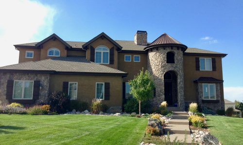 Neutral Tones Stucco Painting