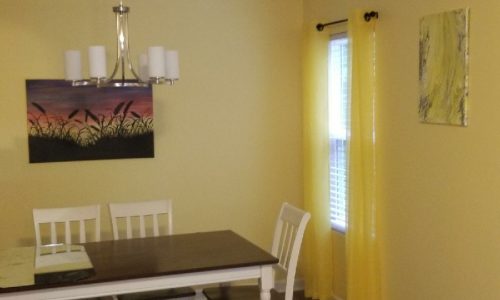Dining Room in Sunny Veranda