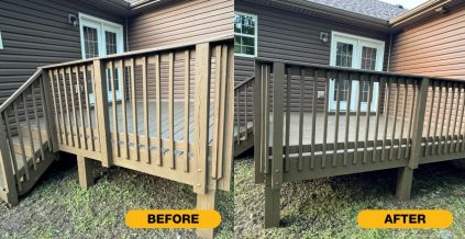 Deck Painting – Before and After Album ...
