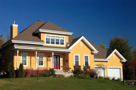 New yellow house