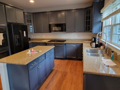painted kitchen cabinet