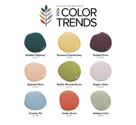 Dunn-Edwards® 2026 Color + Design Forecast