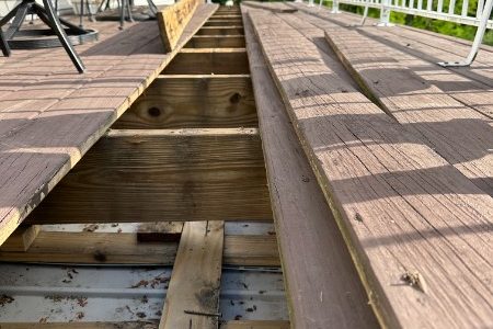 Condo Community Deck Reconstruction Project (Before/During)