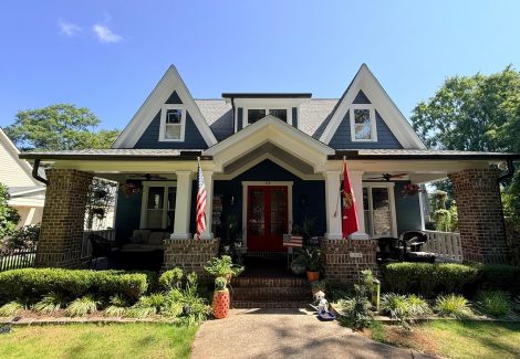 Repainted Home Exterior in Alpharetta, GA