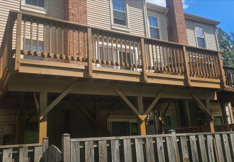 Deck Staining Project