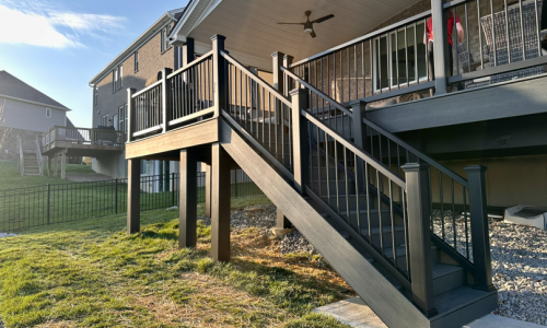 Backyard Deck Reconstruction & Composite Upgrade (After)