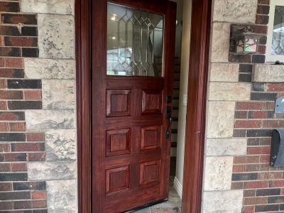after door staining