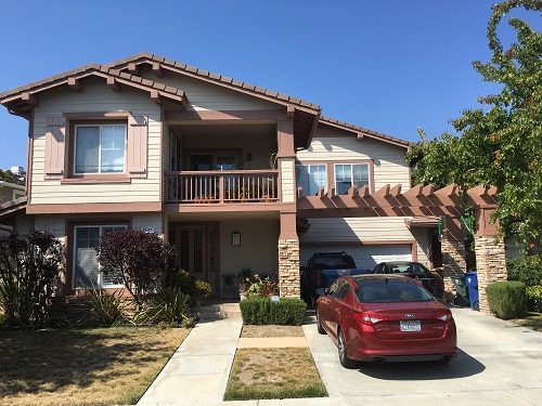 Exterior house painting by CertaPro painters in Newbury Park